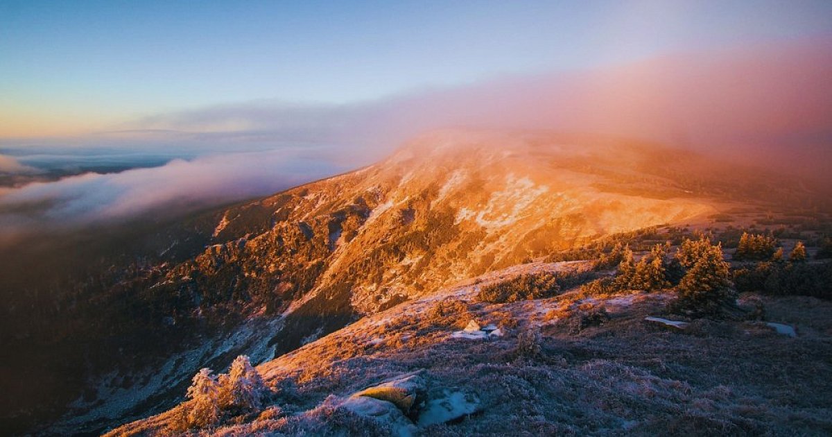 Riesengebirge Bergsteiger