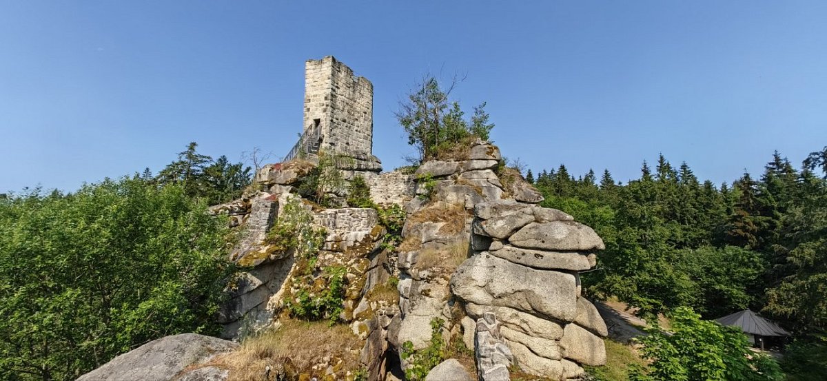 Ruine Weißenstein (864&nbsp;m)