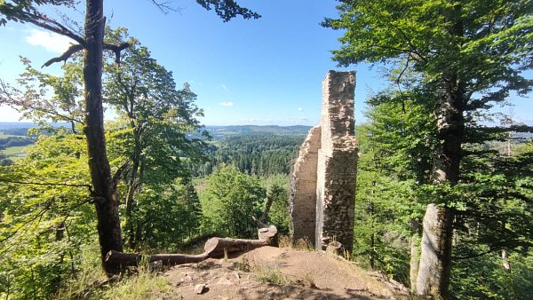Štamberk - zřícenina